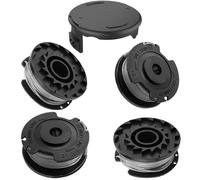 4Pcs Replacement Strimmer Line 1Pcs Spool Cover Cap,Compatible with Bosch Art 23 SL Art 26 SL, EasyGrassCut 18 23 26 18-230 18-260 Double Autofeed Spool Wire