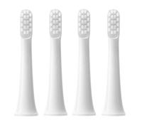 4pcs Replacement Toothbrush Heads, Compatible with Xiaomi | T100, MBS302, Smart electric toothbrush, high-density bristles, plastic, adults(WHITE)