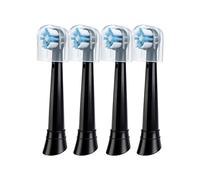 4pcs Replacement Toothbrush Heads for Oral B Io3 Io4 Io5 Io6 Io7 Io8 Io9 Soft Bristle Round Heads Black