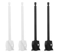 4pcs Resin Mixing Paddle Spiral Drill Attachment Stirrer for Epoxy | Universal Interface, Four-blade Structure, Reusable Design for Hardeners, Small Paint Cans, Garage Projects and Craft Hobbies