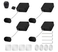 4pcs Retractable Remote Control Tether Locks, 1m/3.28ft Adjustable Anti Theft Leash with Buckle Locking Leash Length Clasp for TV Remotes Game Controller Ideal for Home Office Showroom Use