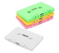 4pcs Retro Blank Audio Cassette Tape Wall Decor for Bars and Studios