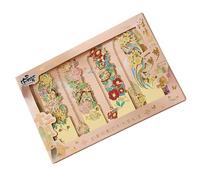 4Pcs Retro Metal Bookmarks with Chain Pendant Hollowed Flower Engraved Page Marker Gifting for Book Lover Elegant