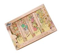 4Pcs Retro Metal Bookmarks with Chain Pendant Hollowed Flower Engraved Page Marker Gifting for Book Lover Elegant