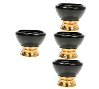 4pcs Retro Singing Bowl Sound Bowl Zen Bowl Musical Bowl Singing Bowl with Base Himalayan Bowls Singing Bowls for Beginners Yoga Bowl for Yoga Lover Tuning For Buddha Copper Tibet