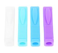 4pcs Reusable Ampoule Opener Mini PP Grooved Grip for Glass Ampoules | Compact Pocket Carry Tool, Lightweight Ergonomic Build, Reduces Hand Injury Risk, for Pharmacists and Nurses