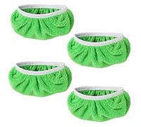 4Pcs Reusable Sweeper Mop Pads Non-Shedding Floor Cleaner Mop Mats Dry Sweeping Refill Pads Replacement Heads for Hardwood Floor Cleaning