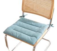 4PCS Reversible Chair Cushions | 2cm Thick with Non-Slip Ties | for Office, Car, Sofa, Stool | Machine Washable | 3 Sizes (E 40 * 40cm/16 * 16in)