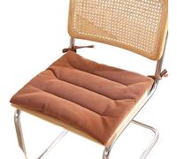 4PCS Reversible Chair Cushions | 2cm Thick with Non-Slip Ties | for Office, Car, Sofa, Stool | Machine Washable | 3 Sizes (D 40 * 40cm/16 * 16in)