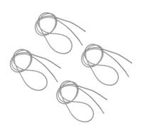 4pcs Rhinestone Shoelaces 120cm White Crystal Decorative Shoe Laces | Easy Install and Remove, Secure Fastening, for Women, Sneaker Enthusiasts, Hoodie Drawstrings