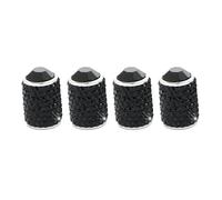 4pcs Rhinestones Tire Caps Valves Covers Set General Twinkle Valves Stem Dustproof Simple Installation General Tire Stem Caps