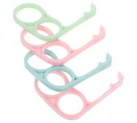 4pcs Ring Mobile Phone Stand Pink Pp for Home Office