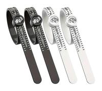 4Pcs Ring Sizer UK Gauge A to Z Measure Band with Magnifier For Wedding Engagement Ring