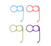 4pcs Ring Type Phone Stand Pp Adorable Pink Desktop Holder
