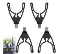 4Pcs Rod Rest Heads,Carp Fishing Rod Rest,Front Rests,Butt Rests,Back Rests,Fits All Rod Pods & Bank Sticks to hold your carp course match fishing rods