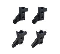 4Pcs Rollator Backrest Brackets, Backrest Pivot Brackets for Rollator, Universal Rollator Backrest Replacement Parts (Without Hardware)