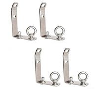 4pcs Roof Rack Load Stops for T-Slot Cross Bars, Cargo Limiters & Tie-Down Points for Ladders