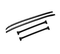 4PCS Roof Rail Racks Cross Bars Kit For Toyota For Highlander For Kluger 2020 2021 2022 Cargo Crossbars Luggage Carrier Black Roof Racks