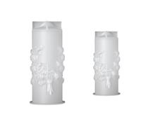 4PCS Rose Flower Bouquet Scented Candle Silicone Mold DIY Handmade Handicrafts Making Plaster Soap Mould