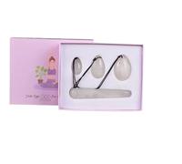 4pcs Rose Quartz Jade Yoni Egg Set Crystal Yoni,White Crystal,4 Sizes