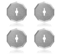 4pcs Rotary Cutter Blades, Replacement Rotary Knife Blades Refill for Fabric Roller Cutting Wheel Quilting Tool Sewing, Compatible with Worx WX082L 4V ZipSnip Electric Scissors, Fits RC2600K RC2601
