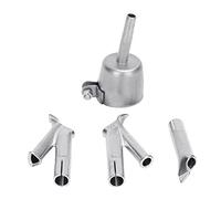4pcs Round-Triangle Y Shape Nozzle for Welding Hot Air-Gun Kit for Speed Welding Nozzle Tip Vinyl-Welder Air Blowers for Compressors Radiator Car Cleaning Drying Inflatables Battery Computer