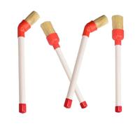 4pcs Rounded Head Tire Applicator Brush for Wheels and Tyres