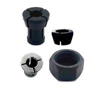 4PCS Router Collet Chuck, Steel Collet Replacement Parts for 6.35 6.0 8mm RP0900K RT0701C M361 3608B RT0702C RT0700CX2