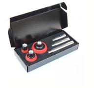 4pcs Router Collet Set, Steel Chuck for RP0900K RT0701C M361 3608B, Fits 6.35mm 6.0mm 8mm Bits