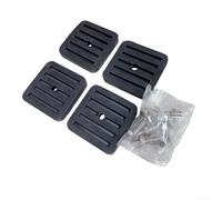 4Pcs Rubber Anti Vibration Pads with Screws Shock Absorbing Non Slip Mounts Suitable for Air Conditioning Units (With screws)