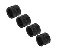 4pcs Rubber Carburetor Intake Manifold Boots 35mm to 37mm Replacement for CB650 RC03 1979-1982