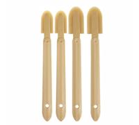 4Pcs Rubber Caulking Tool kit, Decorators Caulk Spreader Caulk Finishing Spatulas for Kitchen Bathroom Tiles Window Floor Sink (Long)