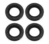 4PCS Rubber Crank Oil Seals Compatible with Stihl 017 018 021 023 025 MS170 MS180 MS210 MS230 MS250 Chainsaw I.D 15mm/0.60" O.D 25mm/0.98" Thickness 5mm/0.2"