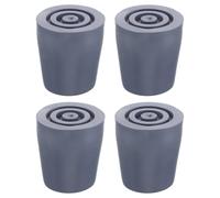 4pcs Rubber Foot Tips Accessory for Shower Chair and Commode Chair