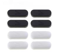 4pcs Rubber Housing Case Rubber Cover Feet Pads Replacement for Xbox 360 for Xbox One for Xbox Series X S (White)