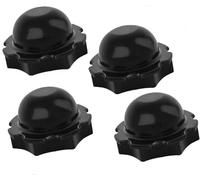 4pcs Rubber Inflatable Plug, P6575 Filter Stopper Cap, Compatible with Lay Z Spa Bestway Intex, Leakproof Paddling Pool Plug Replacement for Outdoor Hot Tub Spa Maintenance Accessories