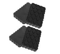 4pcs Rubber Jack Support Block Black Heavy Duty for Car Lifting