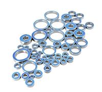 4pcs Rubber seal 2RS Miniature ball Bearings 2x6x3 3x9x4 4x8x3 5x8x2.5 4x10x4 5x10x4 5x11x4 6x12x4 12x18x4mm RC Car Bearing Kit(7x14x3.5mm(No seal))