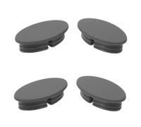 4pcs Rubber Toilet Seat Bumper Pads Replacement, Black Noise Dampener