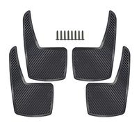 4Pcs Rubber Universal Car Mud Flaps Mudflaps Splash Guards Mudguards Front Rear Full Set Heavy Duty Racing Rally Off Road 21x36cm