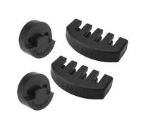 4pcs Rubber Violin Mute Set 2pcs Claw Style Round Tourte for Practice Performance Improve Tone Control Ideal Beginners Orchestra Players