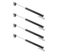 4pcs Rv Cabinet Gas Struts 11 Inch 40n Black Lift Supports | Hydraulic Door Support Rod, Smooth Quiet Control, Plastic Alloy Build, with Screws for Camper Cupboard Doors
