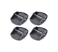 4PCS RV Trailer Jack Pads Easy Installation Leveller Wheel Foot Leg Support Universal Wheel Foot Leg Support Adapter
