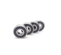 4PCS S6001RS Bearing 12X28X8 mm ABEC-7 Stainless Steel Ball Bearings S 6001 6000RS(S6001RS 12X28X9)
