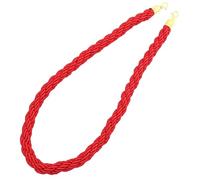 4pcs Safety Zone Rope Lanyard Lanyards Crowd Control Stanchion Queue Barrier Party Aluminum Alloy The Fence For Posts Stands