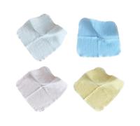 4Pcs Saliva Towel Baby Towel Newborn Baby Infant Cotton Wiping Towel MultiLayers Baby Feeding Bibs 20/25/30/34cm