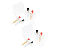 4pcs Salt Water Power Generation Experiment Kit for Student Learning | Plastic with Iron and Copper Sheets, Classroom and Club Teaching Aid, Repeated Use, Visual Battery Principles