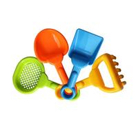 4PCS Sand Seaside Toy Set Sand Play Water Game Kits Sandboxes Shovel Colorful Seaside Toy Durablity Kids Beach Tool Kids Beach Tool