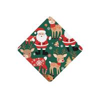 4pcs Santa Claus And Christmas Deer Car Aroma Diffuser Square Hanging Fragrance Tablet Car Interior Decoration Closet Shoe Closet Fragrance Freshener