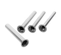 4pcs Sausage Stuffer Tubes 16 19 22 28mm Stainless Steel Meat Grinder | Smooth Polished Surface, Four Diameters, Quick Assembly, Manual or Electric Units, Stand Mixer Compatibility, Homemade